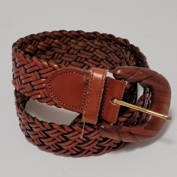 Ellen Tracy Accessories - Linda Allard for Ellen Tracy Woven Vintage Belt